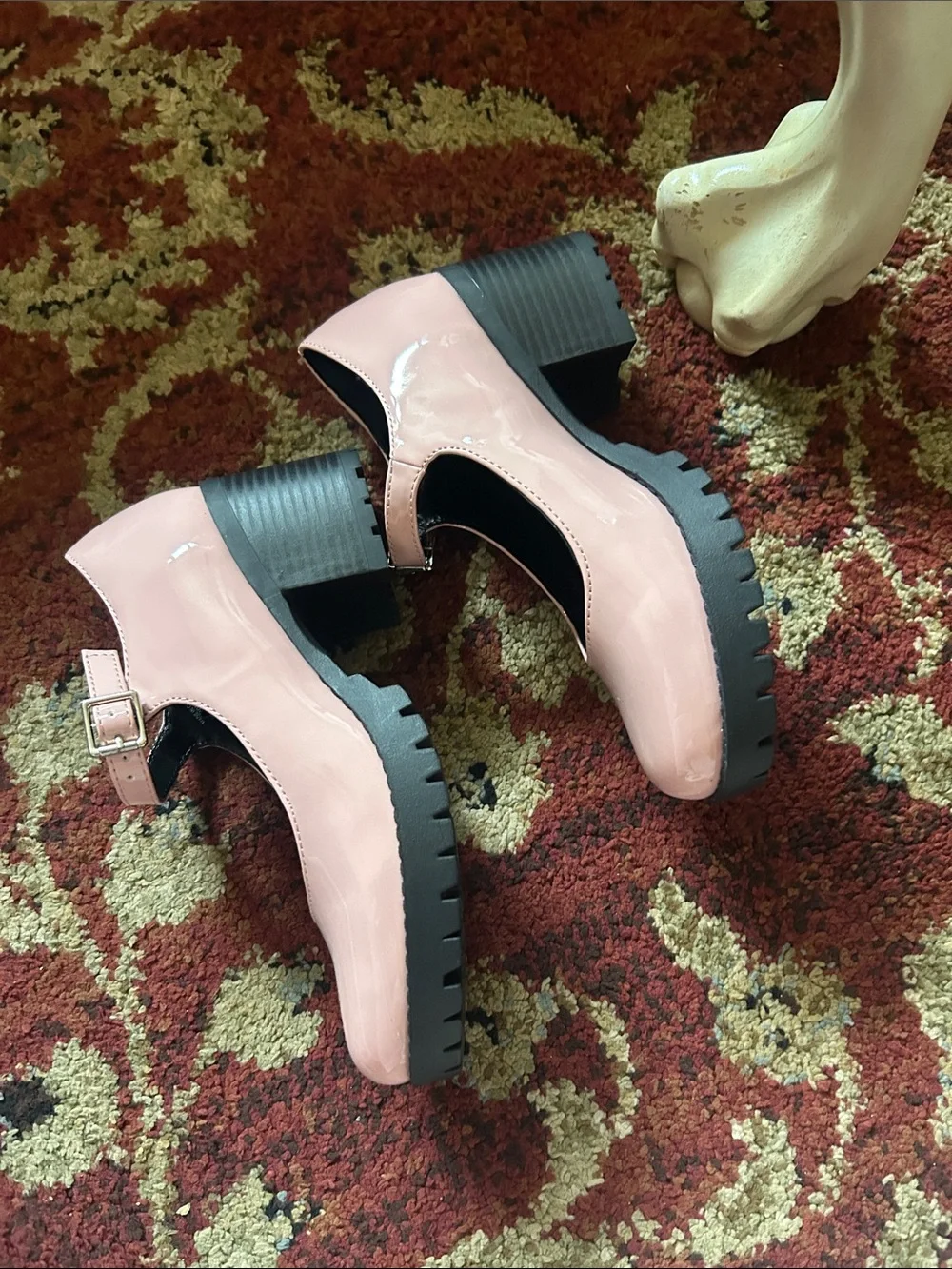 Soda Pink Patent Mary Jane Dress Shoes for Kids